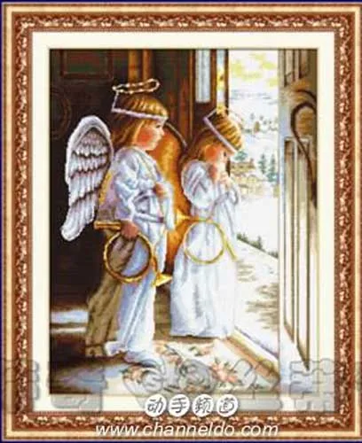 Рукоделие вышивка крестиком наборы для вышивки 14CT &amp 16CT 18CT ангельские сестры |