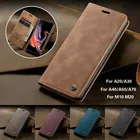 Роскошный Ретро Магнитный чехол-бумажник для Samsung Galaxy A20, A30, A40, A50, A70, Кожаный противоударный чехол из ПУ для Samsung M10, M20