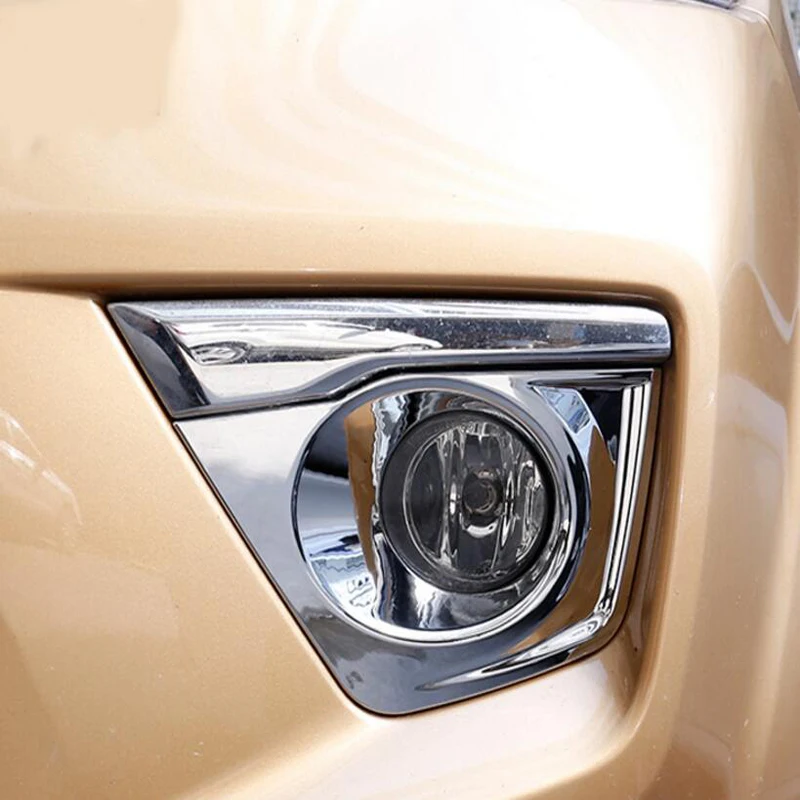 Для Nissan Terra 2018 ABS Хромированная Автомобильная передняя/задняя фара