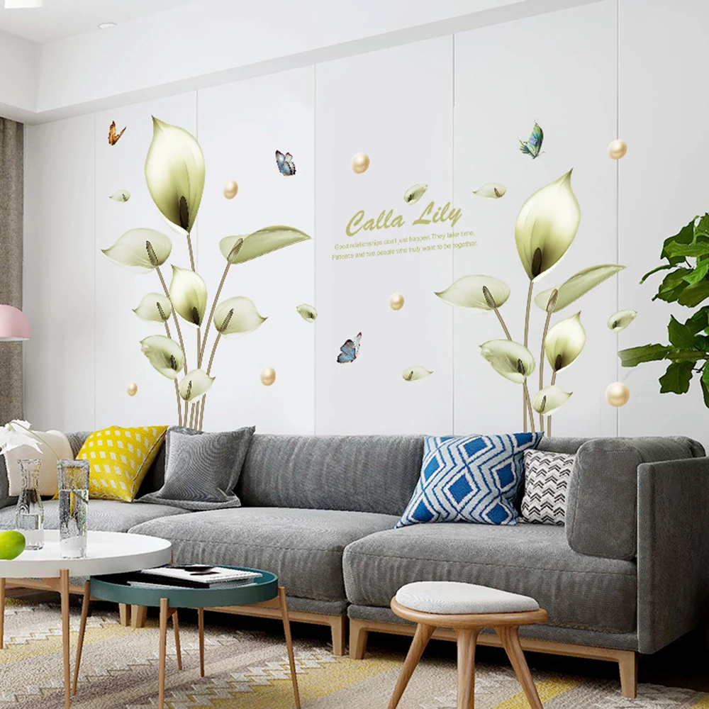 2019 креативная зеленая мультяшная мартини стильная Наклейка на стену ПВХ обои для