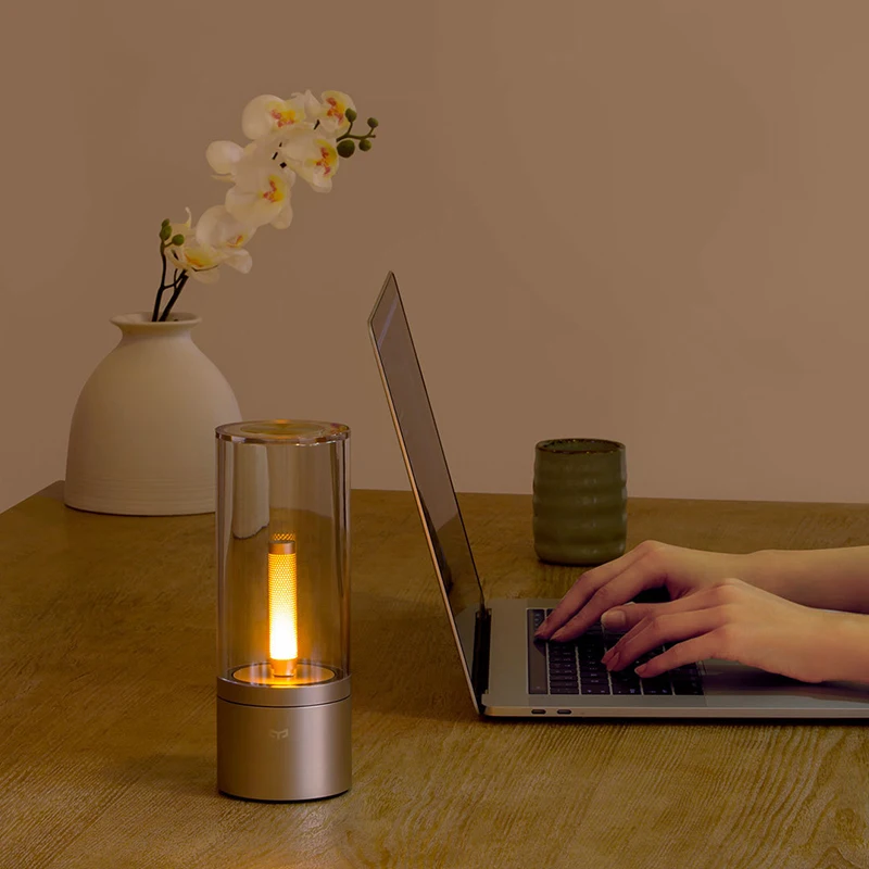 Оригинальный Xiaomi Mijia Yeelight светодиодные свечи смарт свет Крытый ночной столик