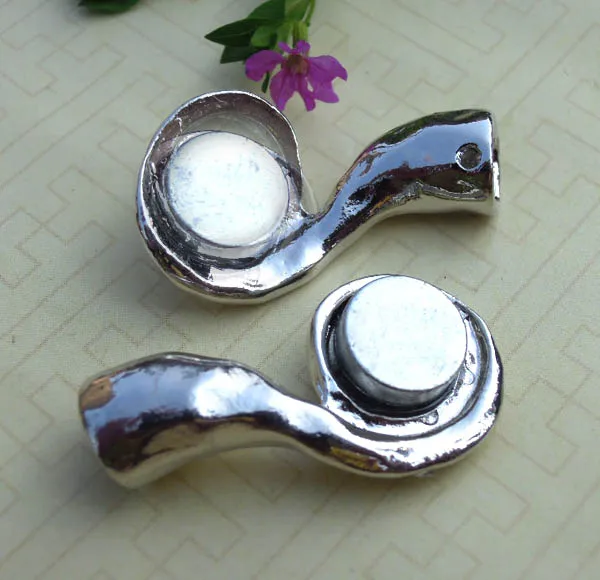 Новый магнит магнитная пряжка застежки крючки для 7 мм кожаный шнур браслет