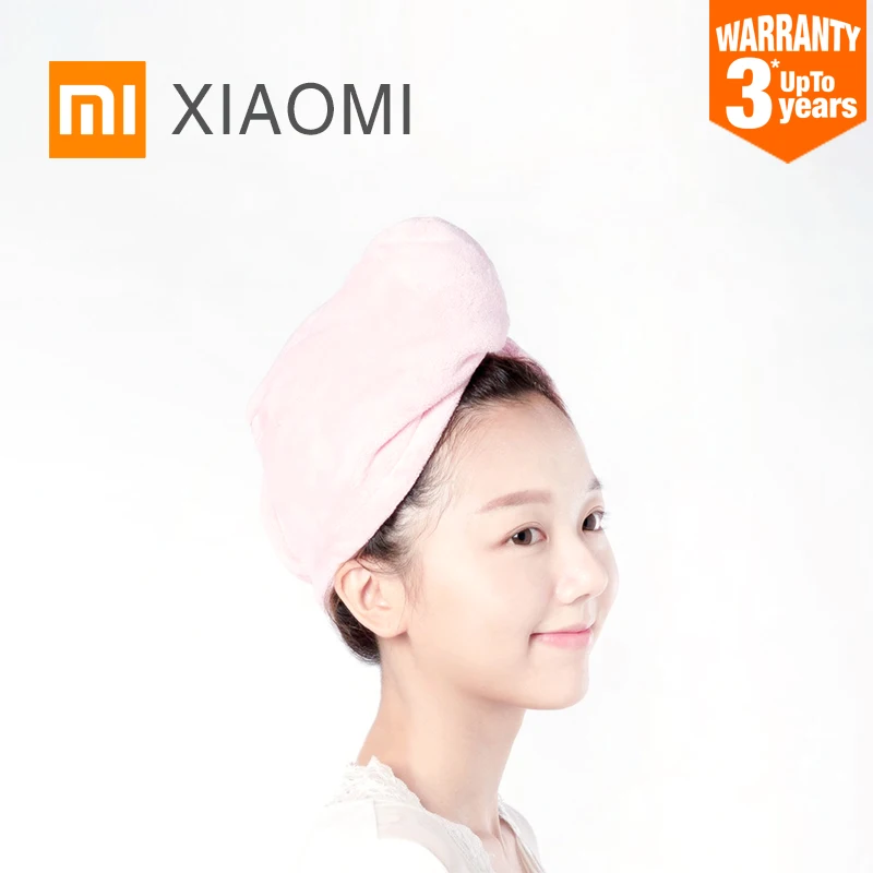 Новинка XIAOMI MIJIA SIM Веселая сухая шапка для волос супер абсорбент быстросохнущее