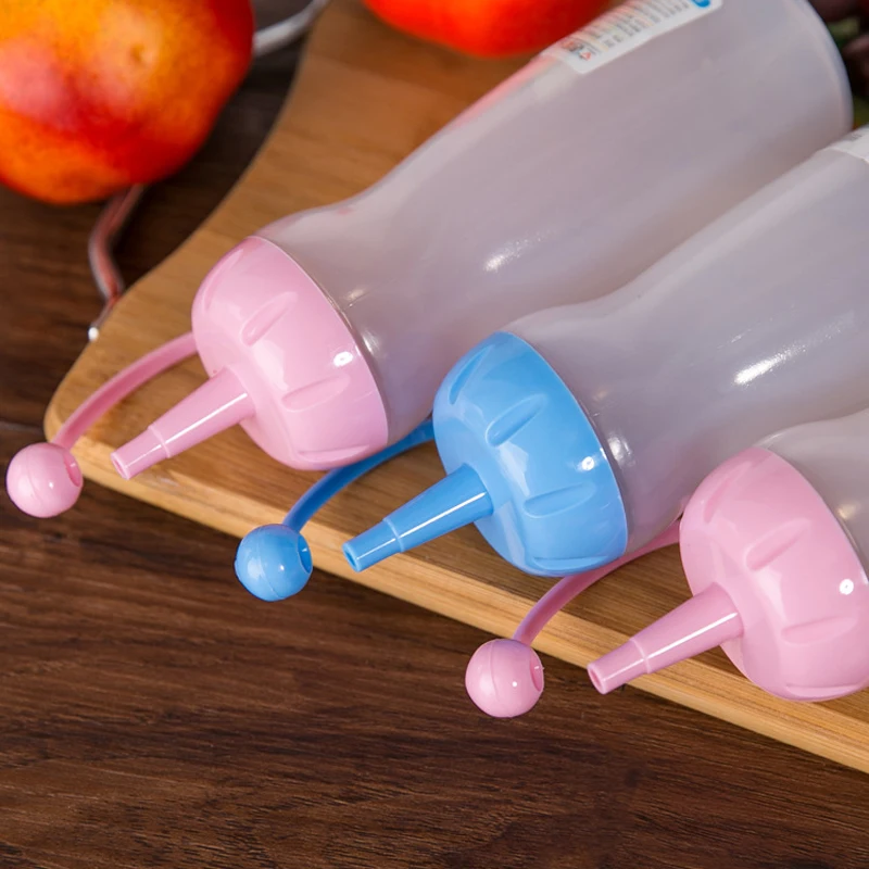 1 шт. герметичные пластиковые бутылки для масла Уксус Кетчуп/бутылки соуса