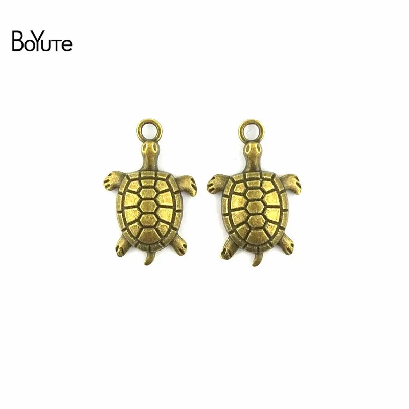 BoYuTe (50 шт./лот) Античные Серебристые бронзовые металлические соединители для