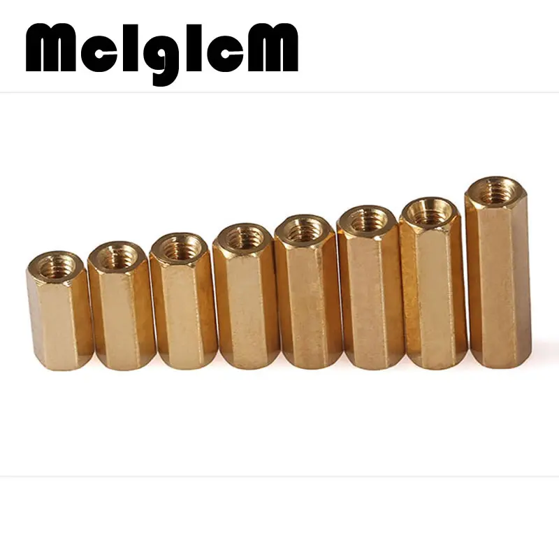 

H057 10pcs/lot Hollow copper pillar M3 PCB mounting posts Hexagonal pillars M3 double pass Free shipping