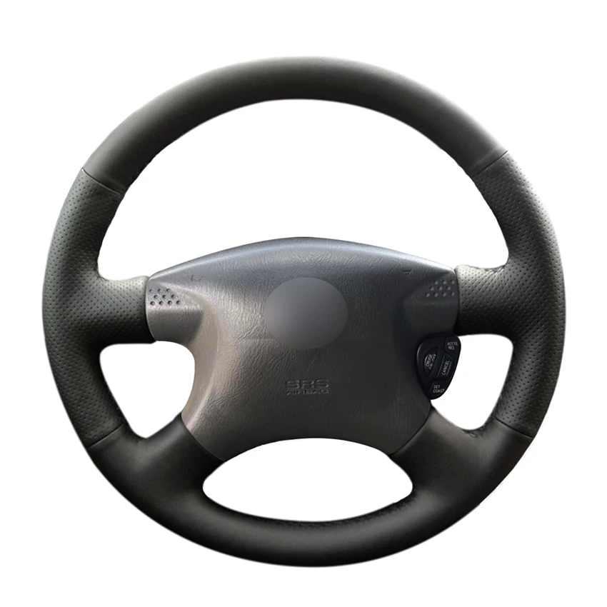 Прошитая вручную черная искусственная кожа для Nissan Sentra 2000 2001 2002 2003 2004 2005 2006|Чехлы