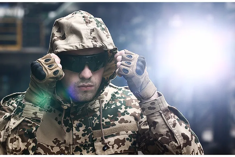 CQB Военная куртка Для мужчин Тактический Кемпинг Камуфляж пальто армия быстросохнущая дышащий ветровка мотоциклетная куртка