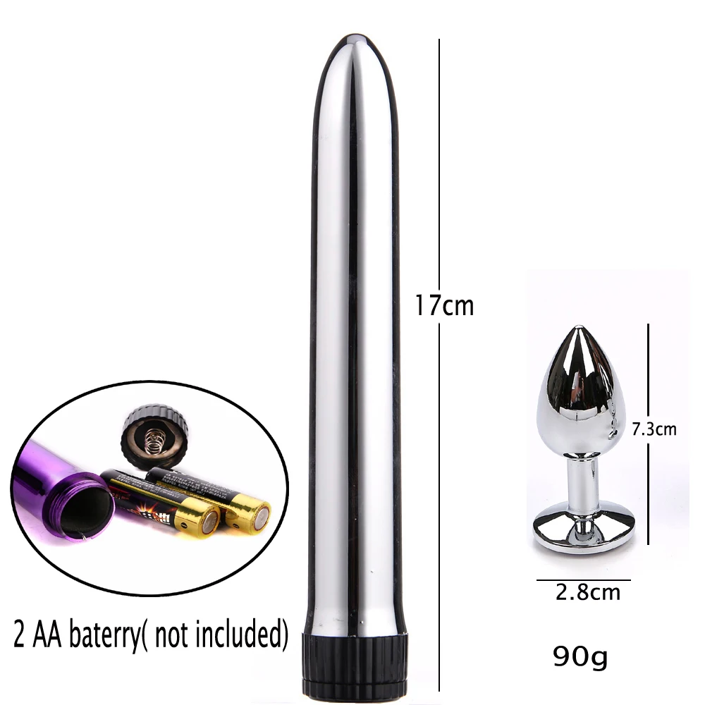 Metal Stainless Steel Anal Plug Vibrator 3 Pcs/Set Hook Sex Toys for Woman Stimulator Gay Toy Men | Красота и здоровье