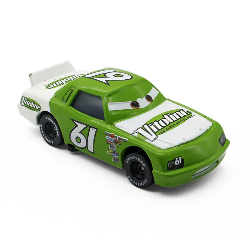 Disney Pixar Cars Lightning Mcqueen 2 шт. No.61 Vitoline Mack Truck & Racer Литые металлические модельные игрушки