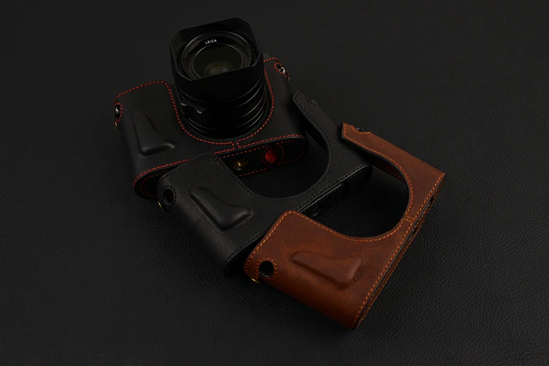[VR] чехол для камеры ручной работы из натуральной кожи Половина корпуса Leica Q TYP 116