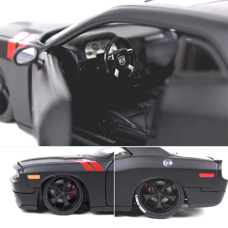 1:24 Dodge Challenger 1970 мышцы ретро спортивный автомобиль, 1:24 передовая Игрушечная машина из сплава, Коллекционная модель литая под давлением металлическая модель игрушечного автомобиля