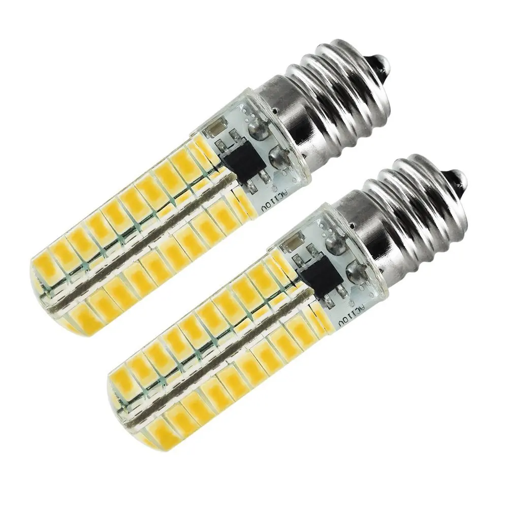 E17 LED Bulb Dimmable 5W Warm White 3000K 45W Halogen Bulbs Equivalent 80 X 5730 SMD Led for Microwave Oven | Лампы и освещение