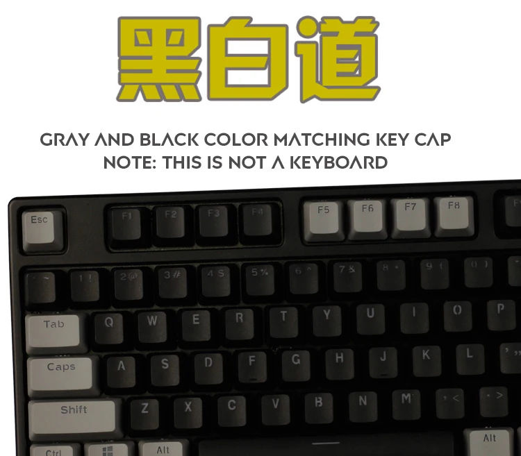 104 ключей в Майями PBT с подсветкой Keycap серый черный Чехлы для клавиш ANSI макет OEM профиль для вишни механическая клавиатура MX