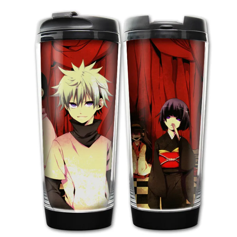 Style 3 400 мл Аниме Охотник х ОХОТНИК Killua Gon дизайнерская пластиковая бутылка для питья на открытом воздухе - Цвет: Style 3