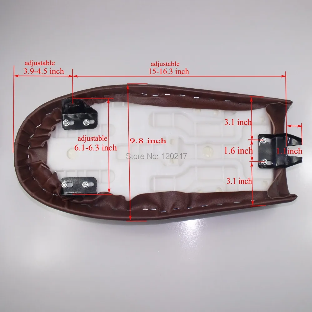Новое коричневое винтажное сиденье LOCHOSHI для кафе гонщика GN CB200 CB350 CB400SS CB500 SR400 SR XJ XS
