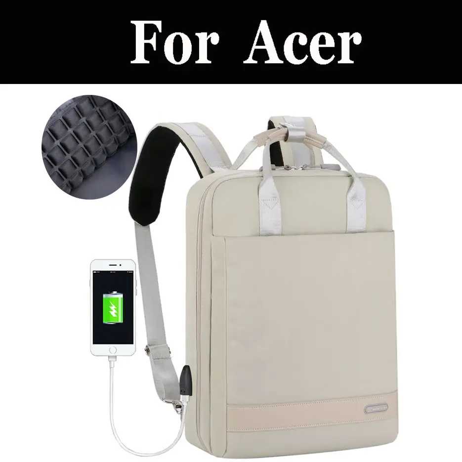 Рюкзак для ноутбука сумка с Usb внешним зарядным рюкзаком acer R 11 C738t Aspire A315 A515 Predator G9