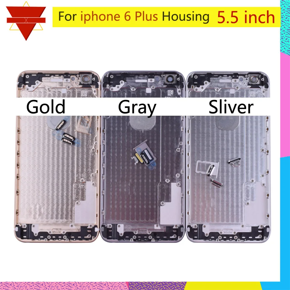 Оригинальное качество для IPhone 6 Plus P задний корпус средняя рамка Корпус Крышка
