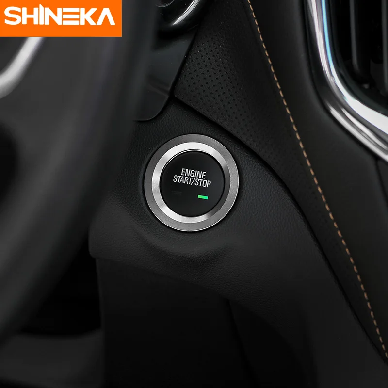 Автомобильные аксессуары SHINEKA кнопка запуска и остановки двигателя декоративная