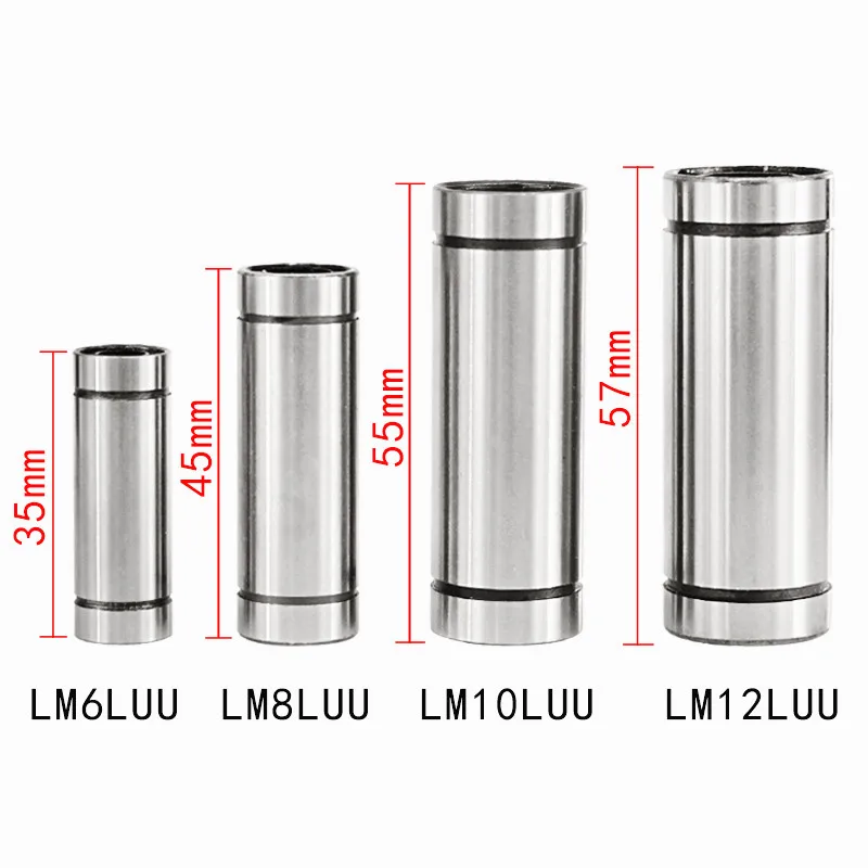10 шт./лот LM8UU LM10UU LM16UU LM6UU LM12UU LM3UU линейная втулка 8 мм CNC линейные подшипники для