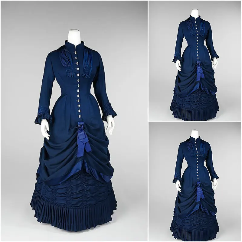 История! заказное красное платье в викторианском стиле 1860s для гражданских войн