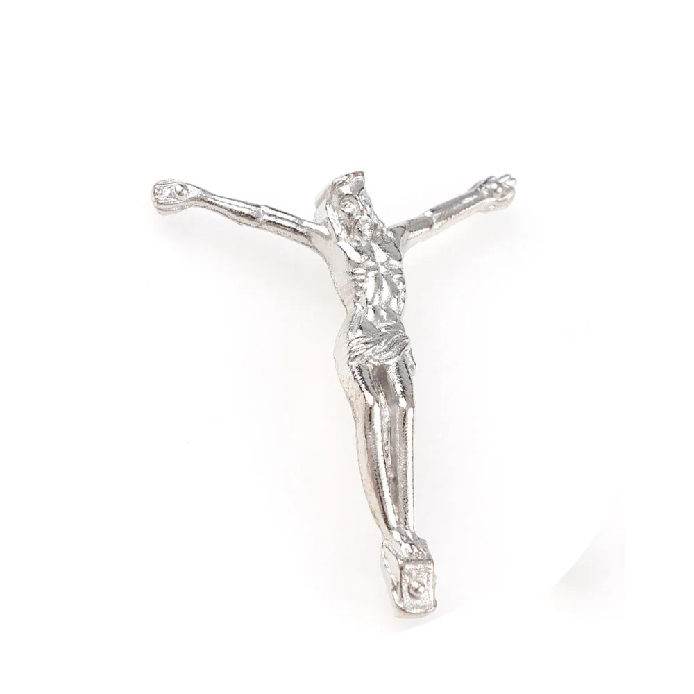 

2cm/3cm/4cm Silver Tone Jesus Christ CorpusPortrait of Jesus on the Cross Jewelry Accessories