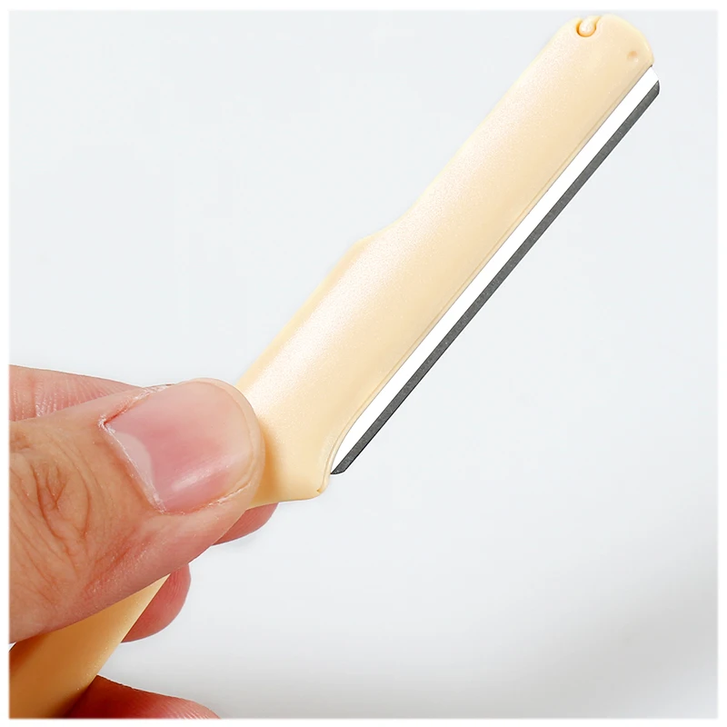 5PCS/Pack Eyebrow Trimmers Women Razors with Cover Safety Japanese Blades Face Hair Removal Scraper Random Color | Красота и здоровье