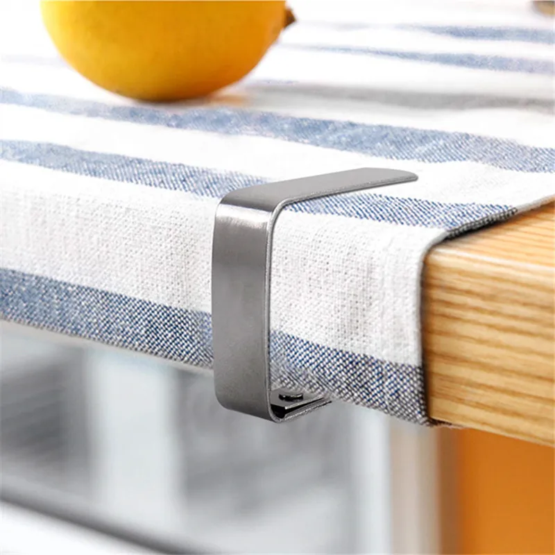 Регулируемые зажимы для скатертей из нержавеющей стали 8 шт.|Бельевые прищепки| |