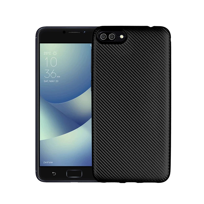 black Чехол для Asus Zenfone 4 selfie pro ZC554KL ZE554KL ZS551KL ZC520KL ZS551KL ZD552KL ZB553KL ZD553KL силикона и силикона с откидной крышкой - Цвет: black