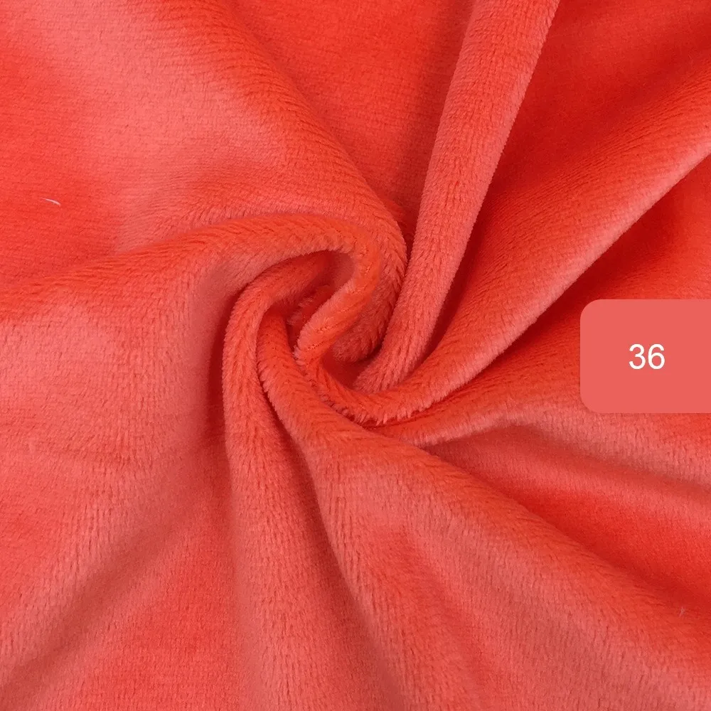 36 1,5 мм ворс Длина 45x50 см мягкая плюшевая ткань ручной работы DIY кукла Зимняя одежда Толщина флис печать Minky ткань 40 Цвета выбрано - Color: 36