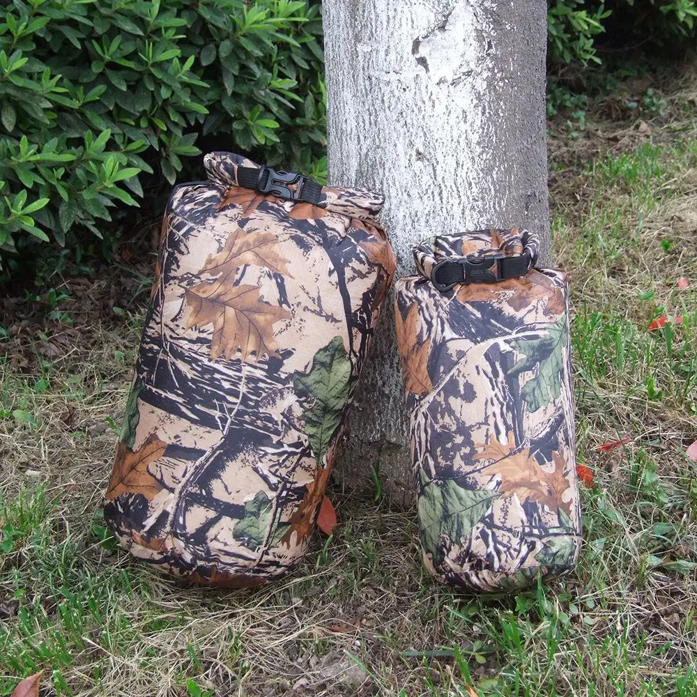 8L Top Quality Outdoor Camouflage Water Resistant Waterproof Dry Bag Canoe Floating Boating Kayaking Camping | Спорт и развлечения
