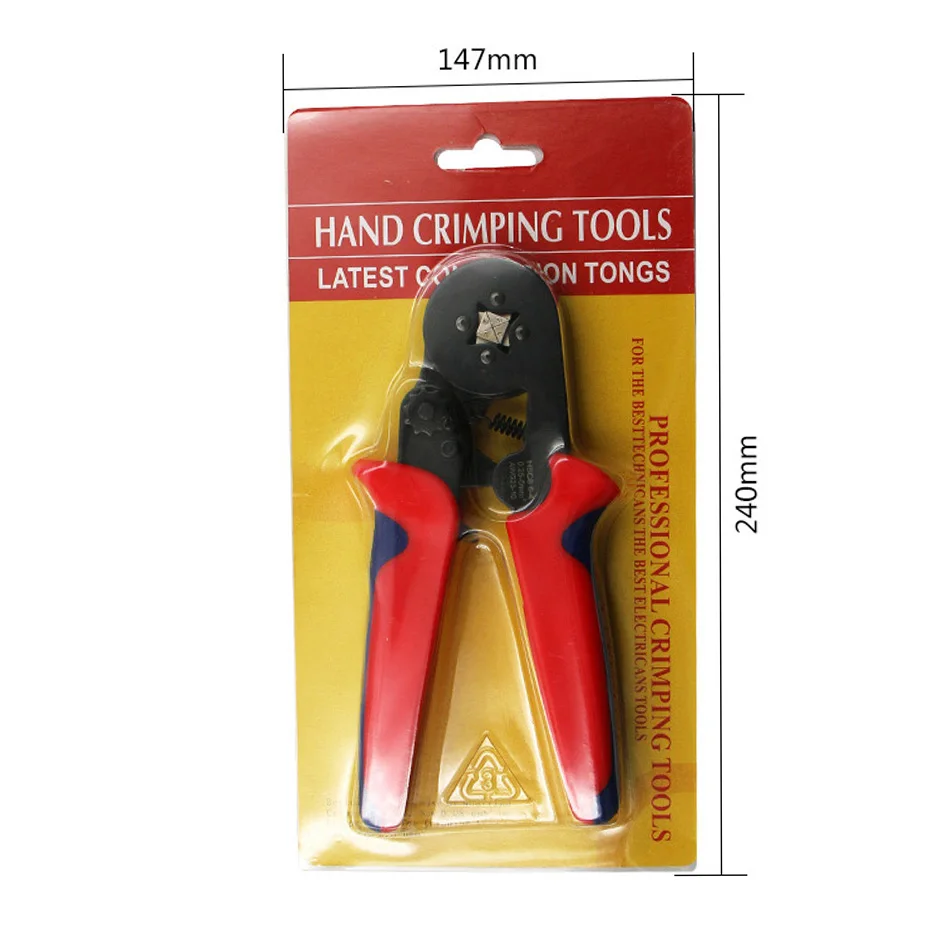 

ZJCOSTOL Crimper Plier Set 0.25-6mm2 Self-adjustable Ratchet Wire Crimping Tool Wire Terminal Crimp Connector Pliers Hand Tools