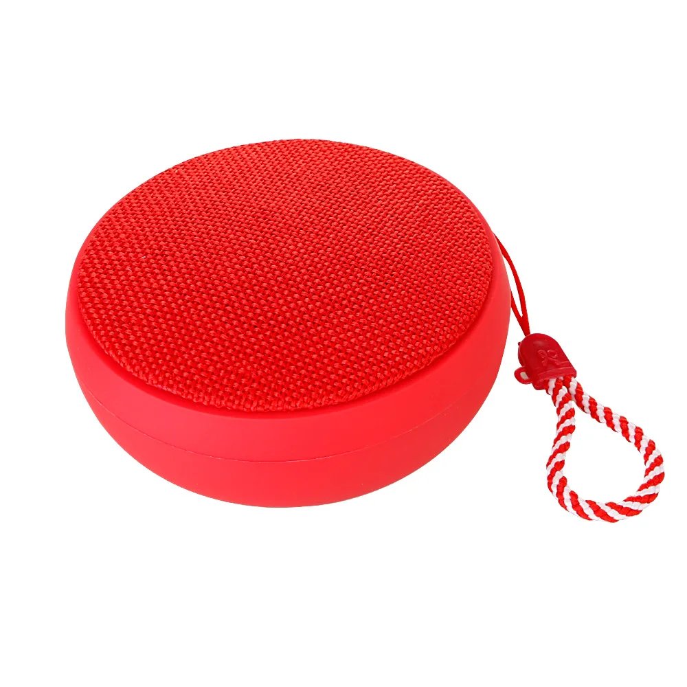 Для Q9 мини портативный Bluetooth динамик Met карты круглый ткань беспроводной Bluetooth пластик открытый аудио