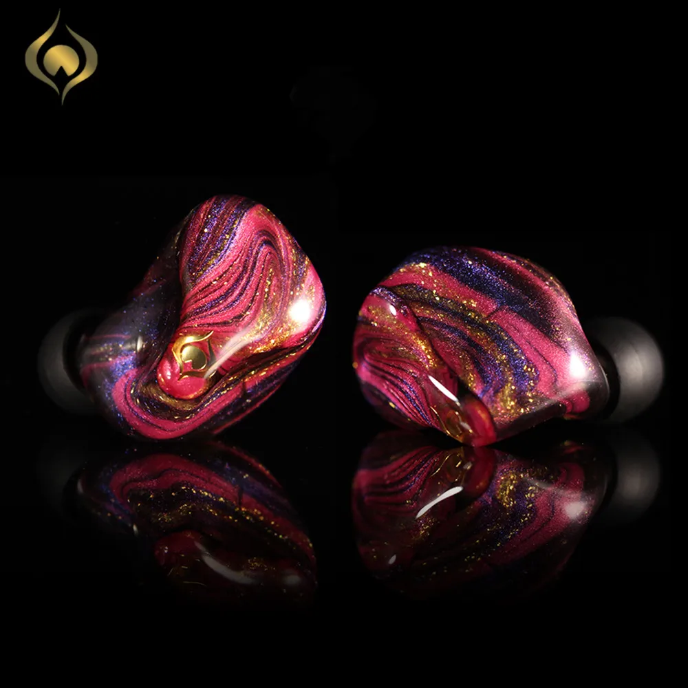 Peacockaudio P1 7 мм полночастотные красочные динамические наушники в ухо HIFI наушники гарнитура ручной сменный Bluetooth кабель