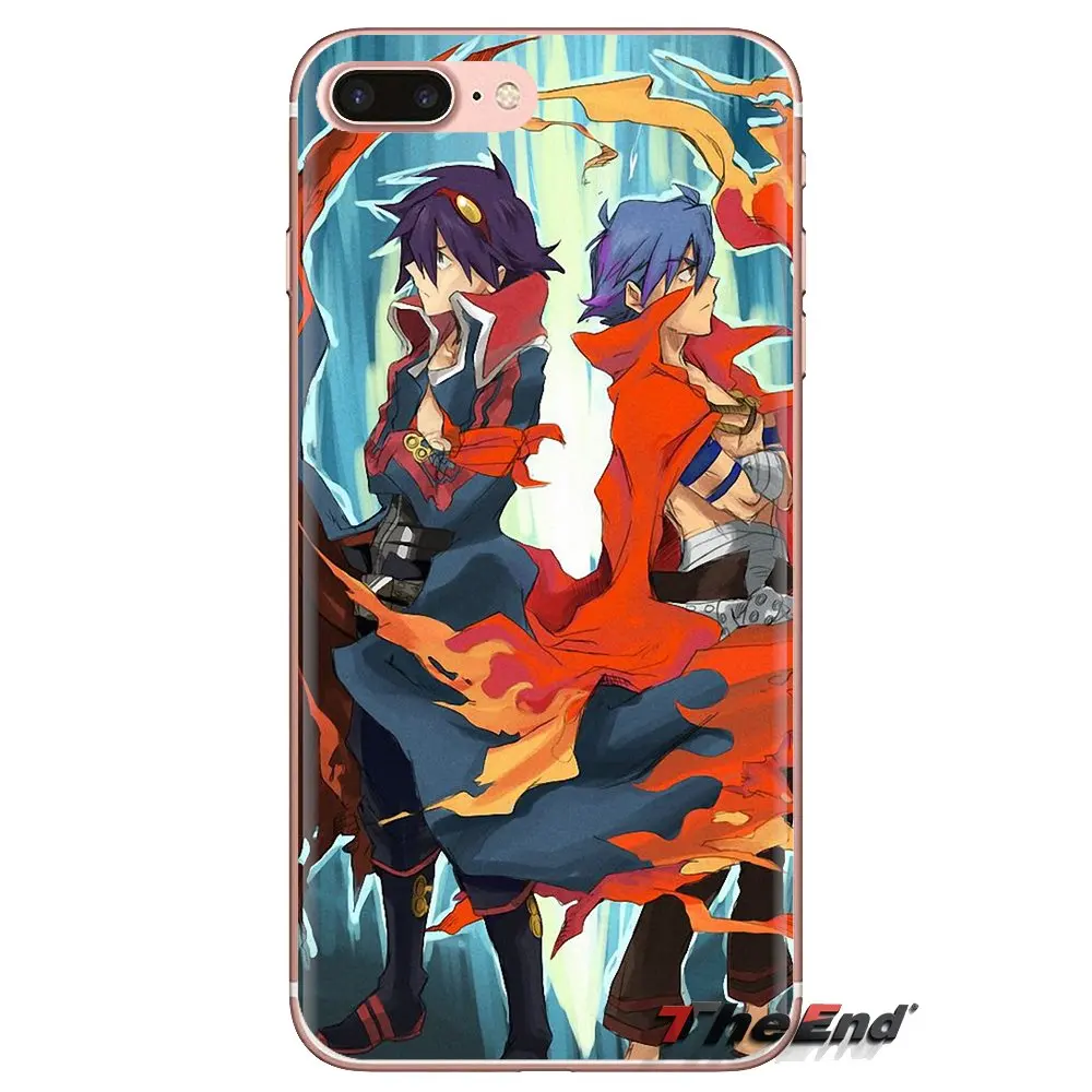 Аниме Tengen toppa gurren lagann для Samsung Galaxy S3 S4 S5 Mini S6 S7 Edge S8 S9 S10 Plus Note 3 4 5 8 9 силиконовые чехлы