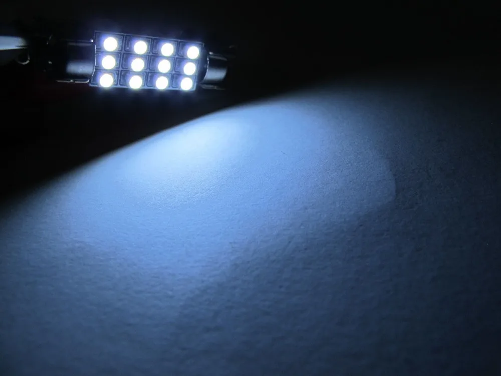 Автомобисветильник светодиодная лампа 41 мм/42 мм 12 светодиодный 6000 К|trunk light|led light