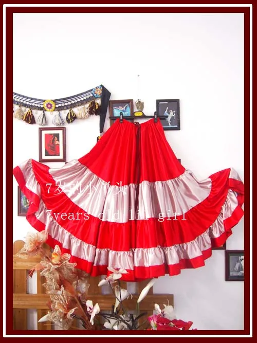Satin silk Furlong Ming Go expansion skirt 9EX39 | Тематическая одежда и униформа
