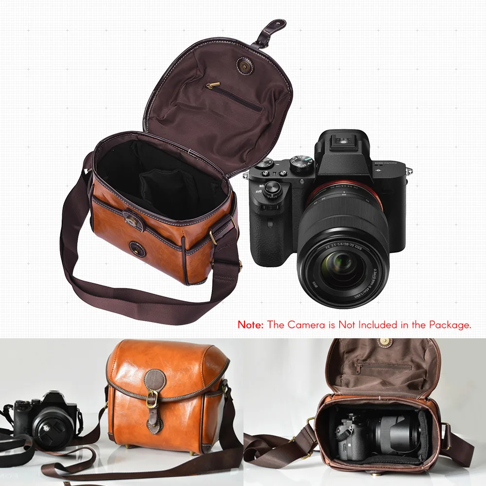 Сумка для камеры Sony A6500 A7R A9 A7 II винтажная сумка цифровой зеркальной фотокамеры из