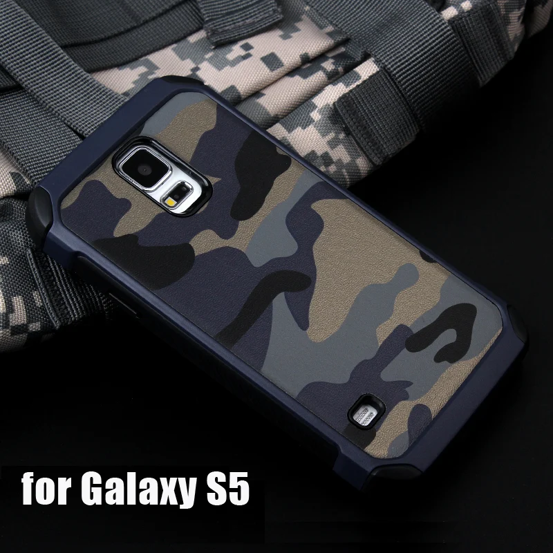 

Армейский камуфляжный чехол ITEUU S5 для Samsung Galaxy S5, противоударные силиконовые чехлы + задняя крышка из поликарбоната для Samsung S5