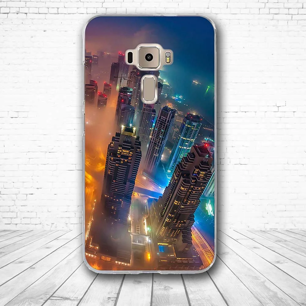 For Asus ZenFone 3 ZE552KL 5.5&quot Pattern Silicone Soft Case 3D Print TPU Back Cover for ZE 552KL Couque |