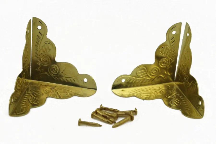 4 шт./лот Золотое железное покрытие Угловой протектор для художественного