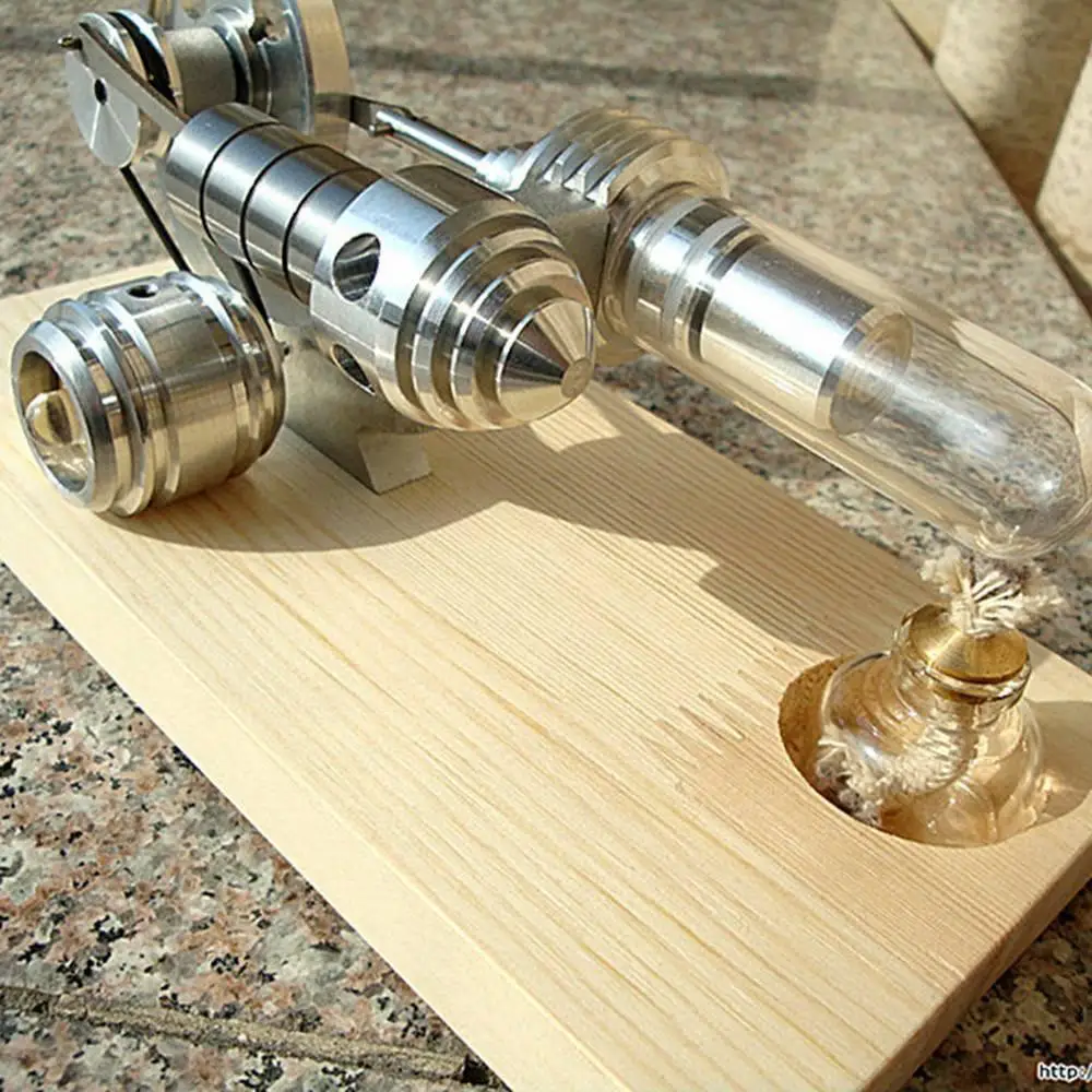 Мини двигатель Stirling DIY креативная Модель двигателя образовательный тепловой