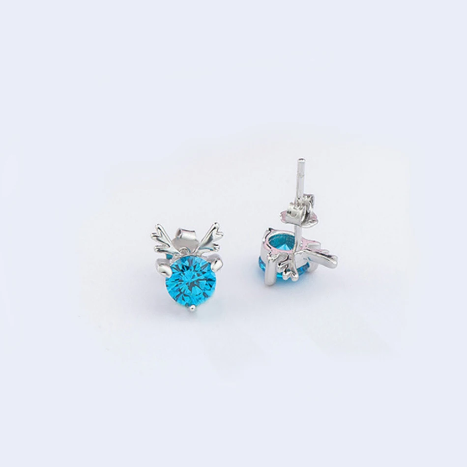 Серьги из серебра 925 женские модные ювелирные изделия со стразами аксессуары для
