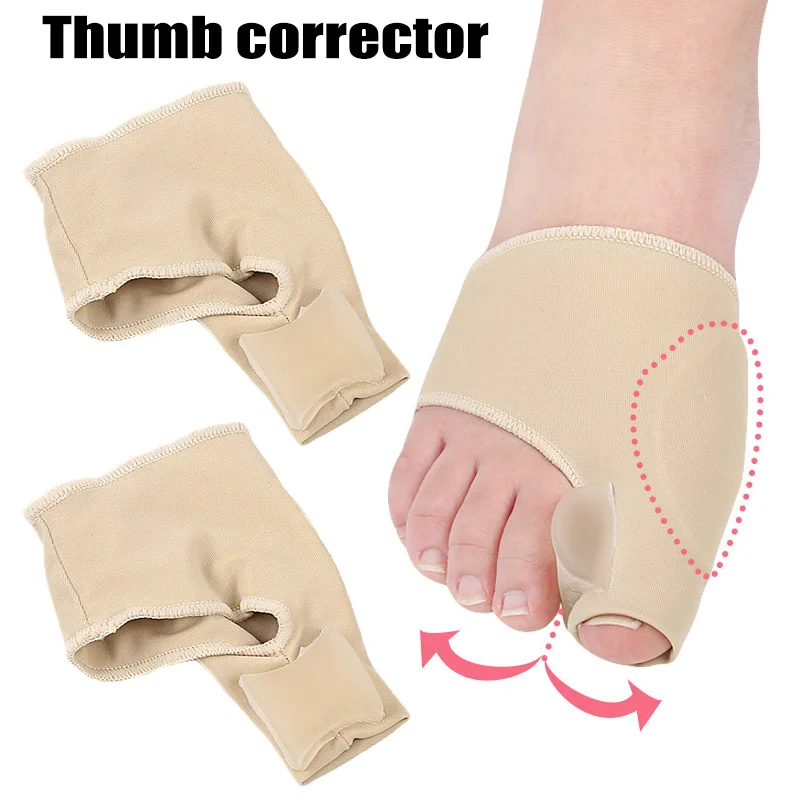 

1 Pair Bunion Corrector Toe Straightener Separator Ankle Care Hallux Valgus Orthosis Support ED-shipping