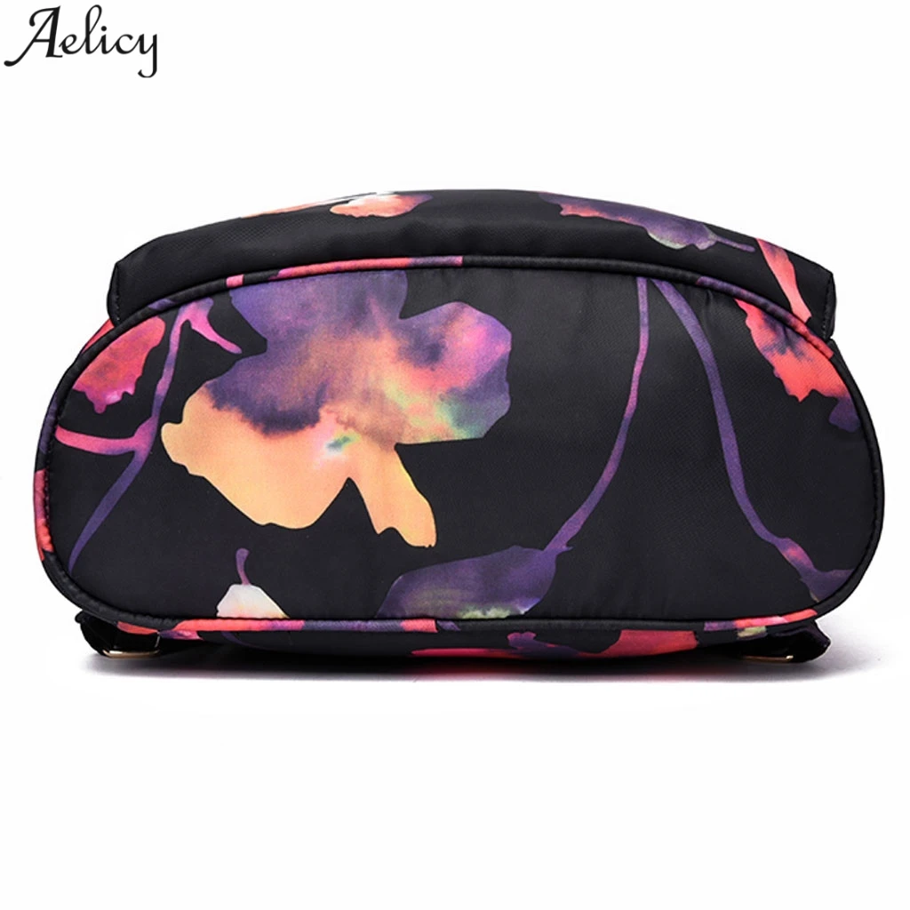 Aelicy Модный женский нейлоновый рюкзак с принтом высокое качество для
