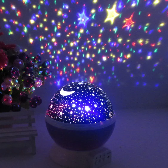 Звездное светодио дный небо Светодиодный Ночник проектор Luminaria Moon Новинка