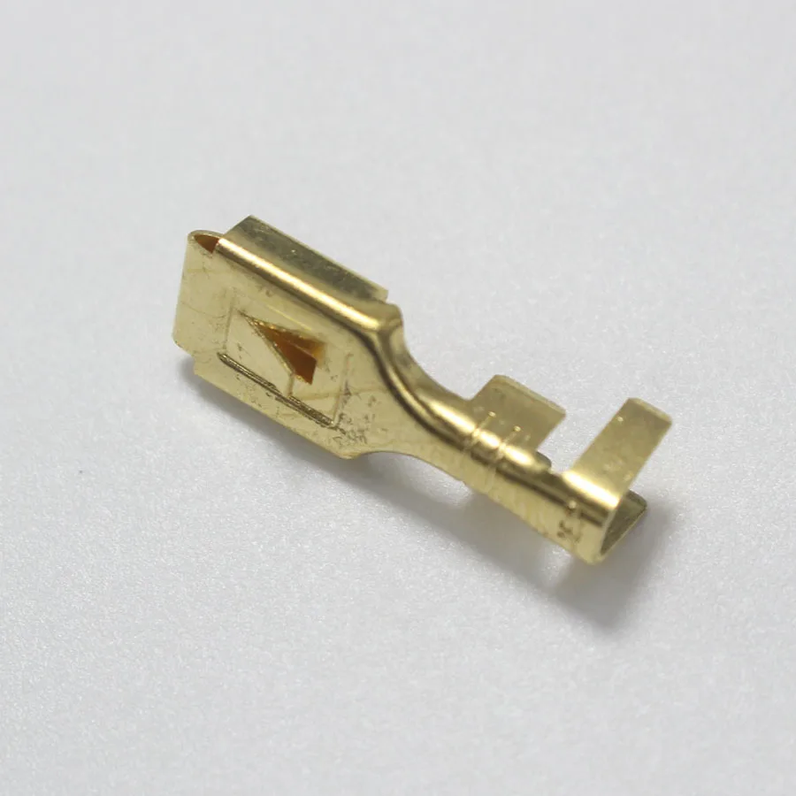 20pcs 7.8 Inserted Spring Terminals 7.8mm Self-locking Brass Crimp Terminal for Connector Accessories | Обустройство дома