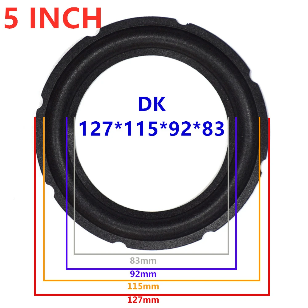 5 дюймовый Универсальный эхолот стерео динамик объемная пена круговое кольцо НЧ