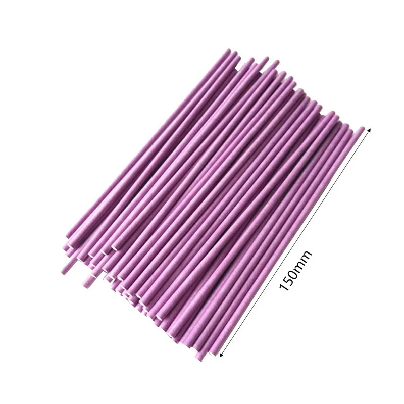 100pcs 150x3.5 mm Hoomall Пищевая силиконовая форма для торта, капкейков форма для леденцов лоток антипригарный помадка украшения торта инструмент лай поставки - Цвет: 100pcs 150x3.5 mm