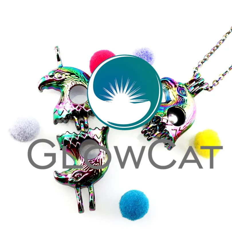 GLOWCAT C629 Радуга ястреб бусины клетка эфирное масло диффузор Арома жемчужная